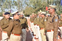 रीवा जोन के पुलिस महानिरीक्षक चंचल शेखर ने ली परेड की सलामी