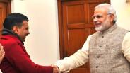 arvind kejriwal and pm modi
