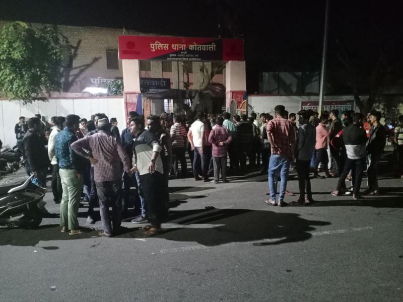 after a fight, demonstration in a favor