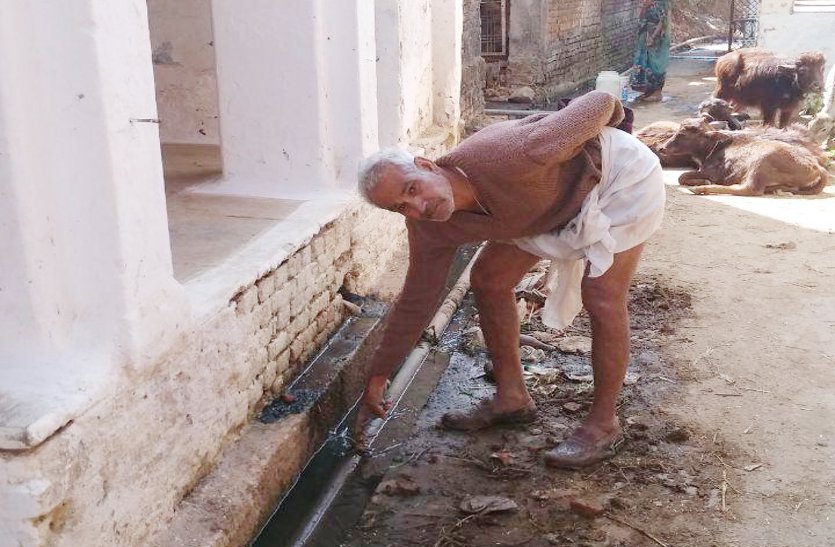 Waste of water in Gram Panchayat Pipariya Sahalavan