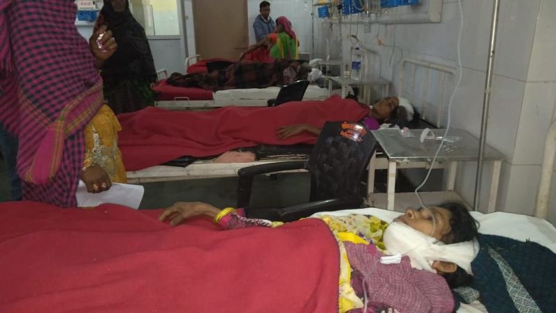 Barati Vehicle Overturned : 8 Barati Injured In Road Accident