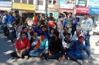 Protests in the municipal corporation over problems