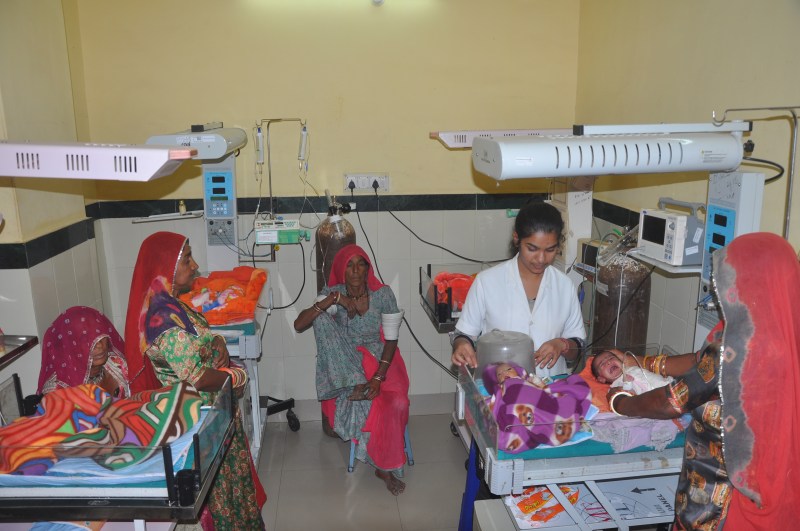 24-hour surveillance on health of newborn