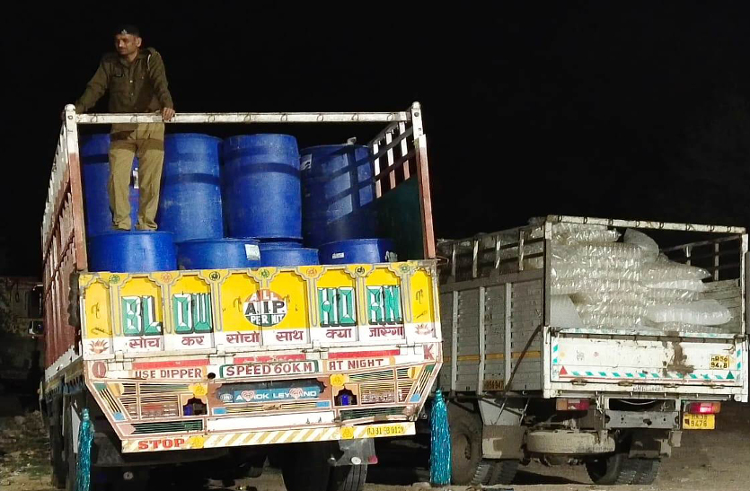 Illegal Liquor Factory Busted In Hanumangarh : Fake Liquor