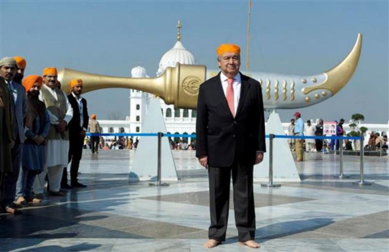 Pakistan: UN Secretary General Antonio Guterres visited Kartarpur Sahib