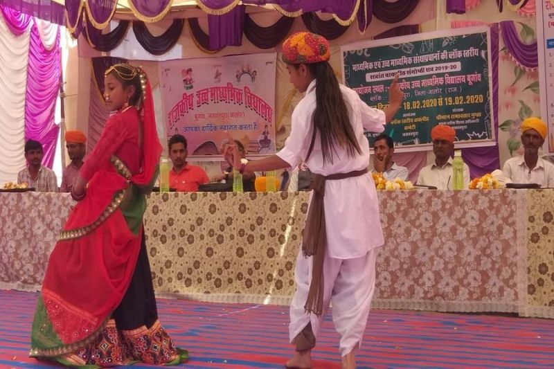 Students gave cultural presentations