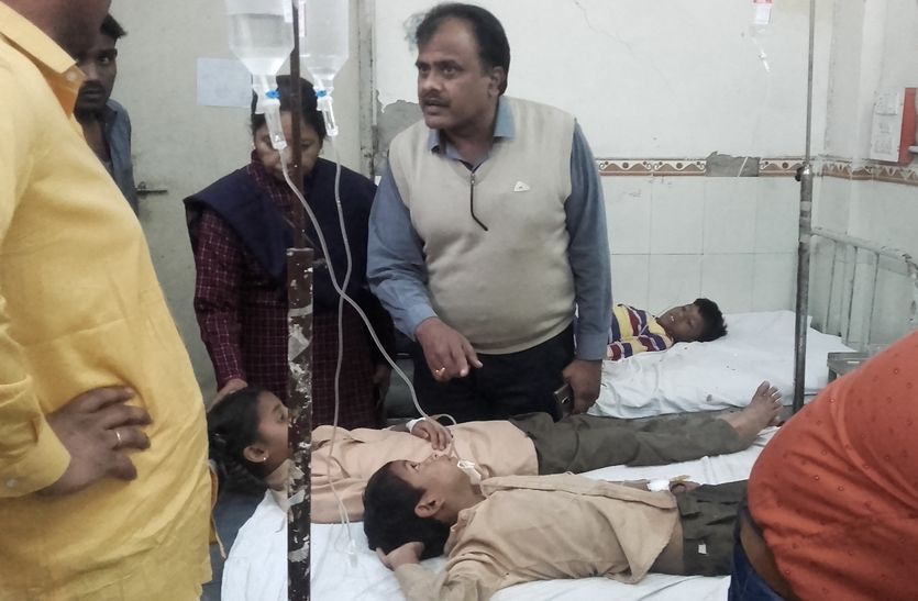पोषाहार का दूध पीने से 20 बच्चों की बिगड़ी तबियत