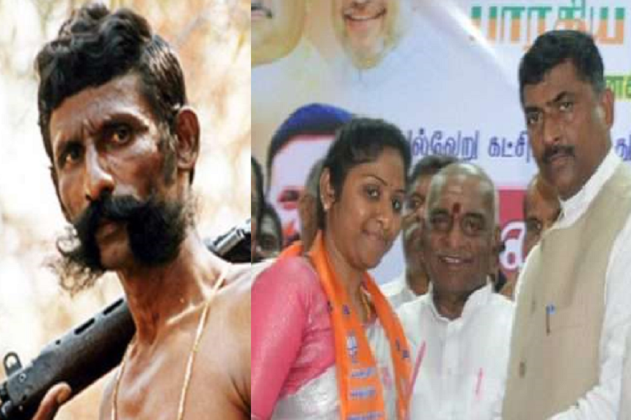 sandalwood-smuggler-veerappan's-daughter-joins-bjp in TN