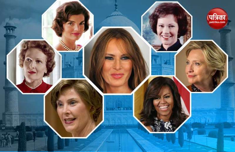 us first lady who visited India