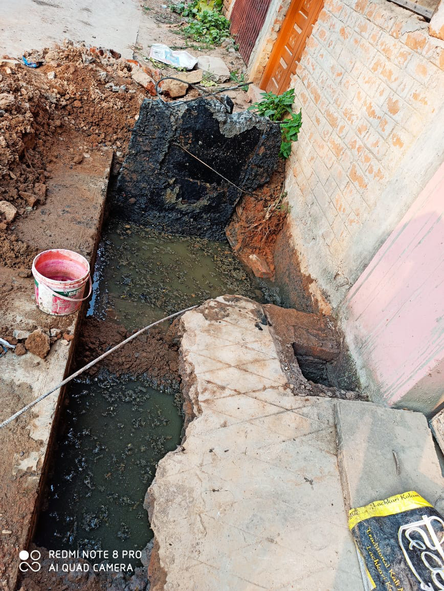 Residents upset due to sewer line jam