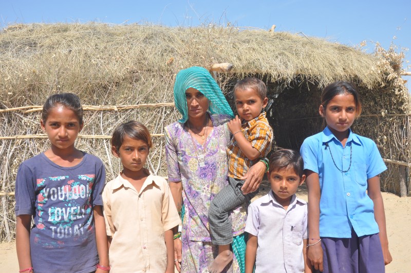 became difficult for widow woman to follow family