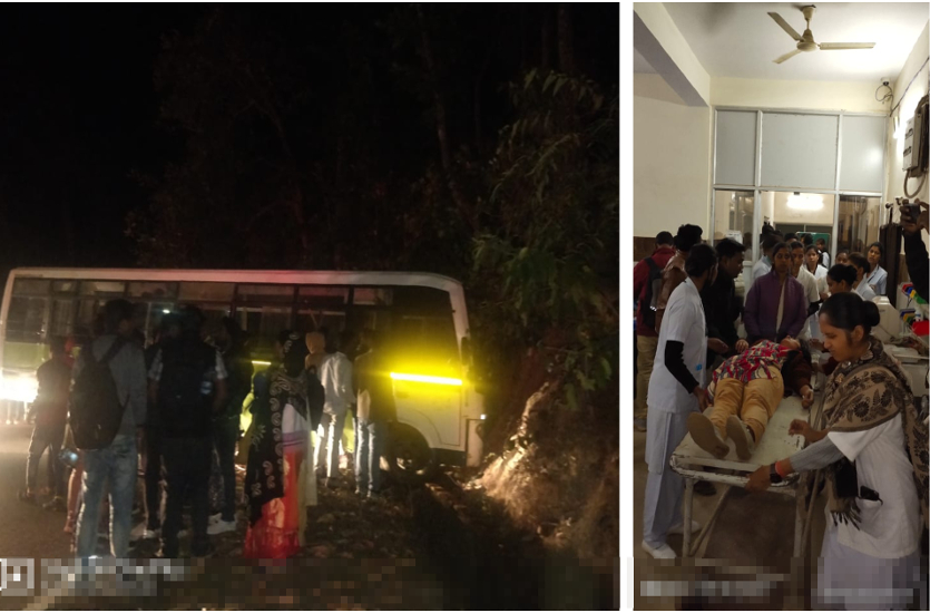 नींद में थीं नर्सिंग की छात्राएं और पहाड़ की दीवार से जा टकराई तेज रफ्तार बस, मच गई चीख-पुकार, 41 घायल