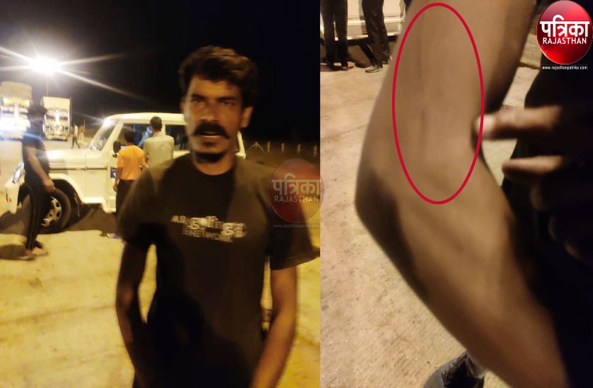 ट्रक चालक से अवैध वसूली का आरोप, लाठियों से पीटा