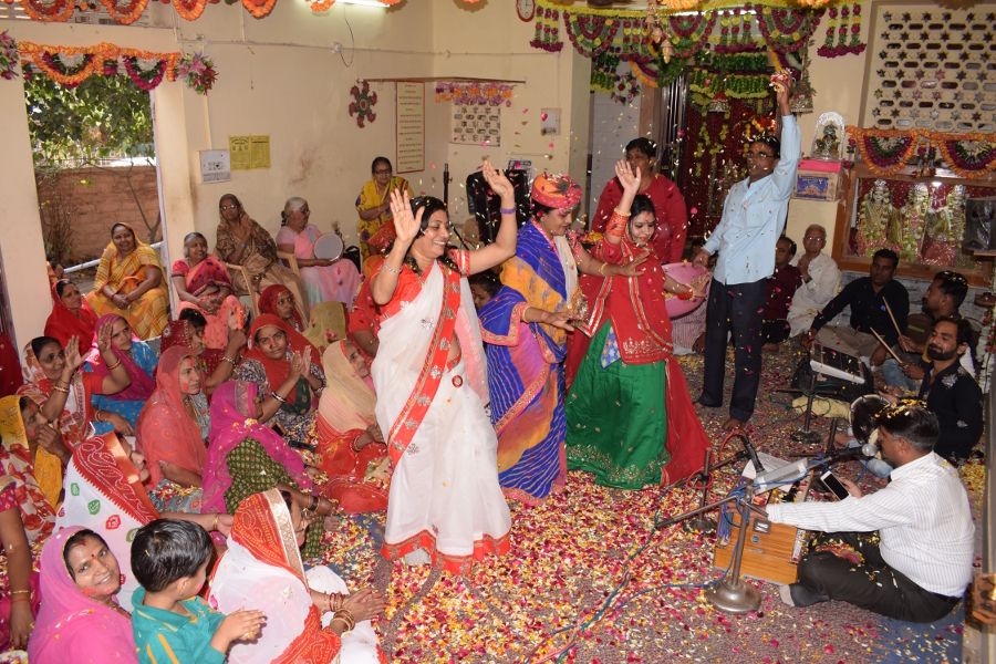 fagotsav celebrations in krishna temples of jodhpur