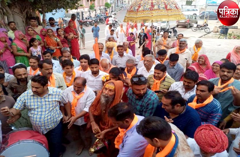 संतों ने चातुर्मास स्थल का लिया जायजा, महंत ब्रह्माचारी बोले: तखतगढ़ नगरी है संतों की नगरी