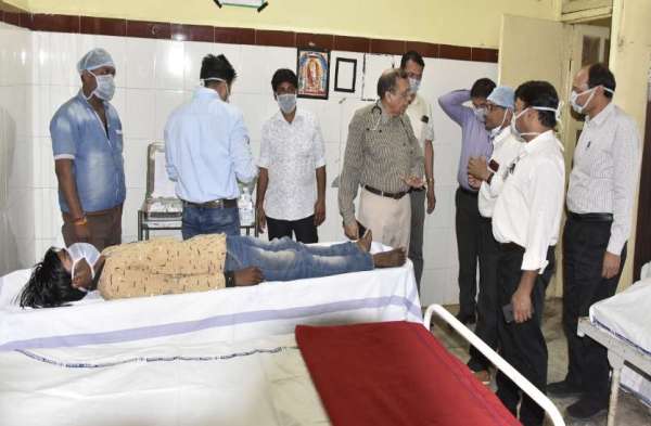 कोरोना पीडि़त की पहचान से लेकर उसे आइसोलेशन वार्ड मेंशिफ्ट करने के लिए हुई मॉकड्रिल