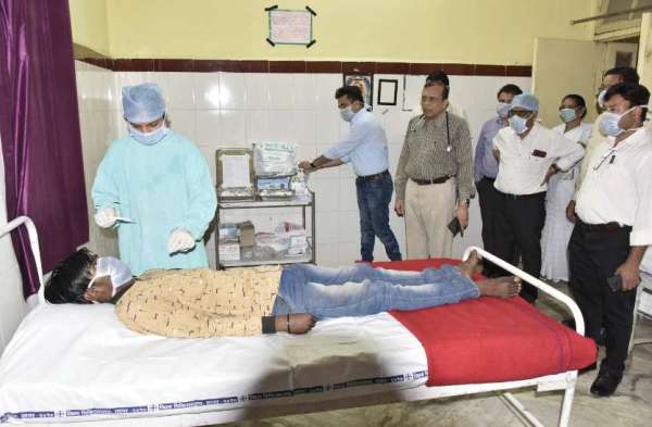 कोरोना पीडि़त की पहचान से लेकर उसे आइसोलेशन वार्ड मेंशिफ्ट करने के लिए हुई मॉकड्रिल