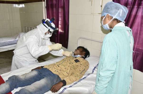 कोरोना पीडि़त की पहचान से लेकर उसे आइसोलेशन वार्ड मेंशिफ्ट करने के लिए हुई मॉकड्रिल