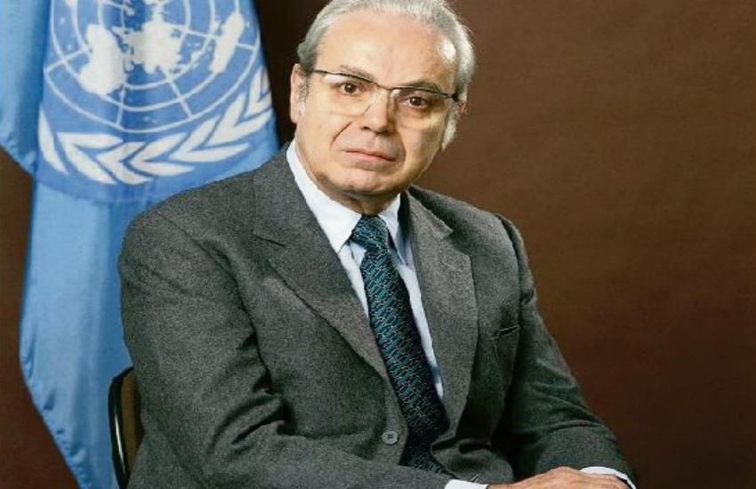 Former UN chief Javier Perez de Cuellar