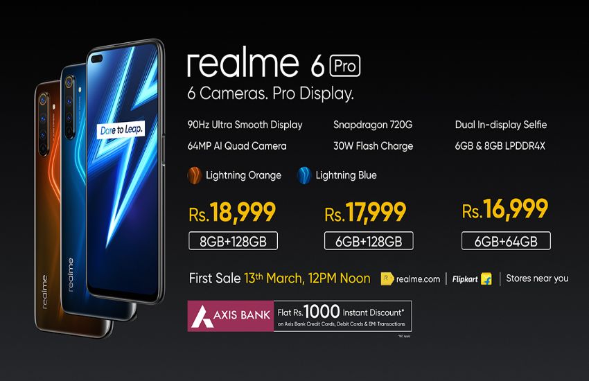  Realme 6 Pro launched in India with 64-Megapixel Main Camera