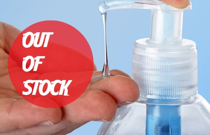 बाजार से गायब हुए हैंड सैनेटाइजर और मास्क
