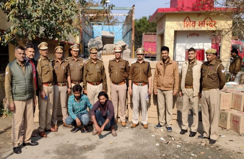 होली के पहले पुलिस की बड़ी कार्रवाई, 95 लाख की अवैध शराब बरामद