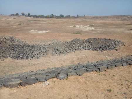 Construction started again in the rainy pond of Dhilwar