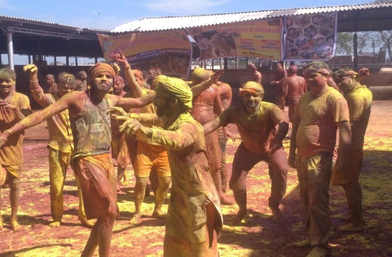 laltipara gaushala holi video