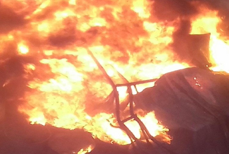 Venezuela EVM machine fire