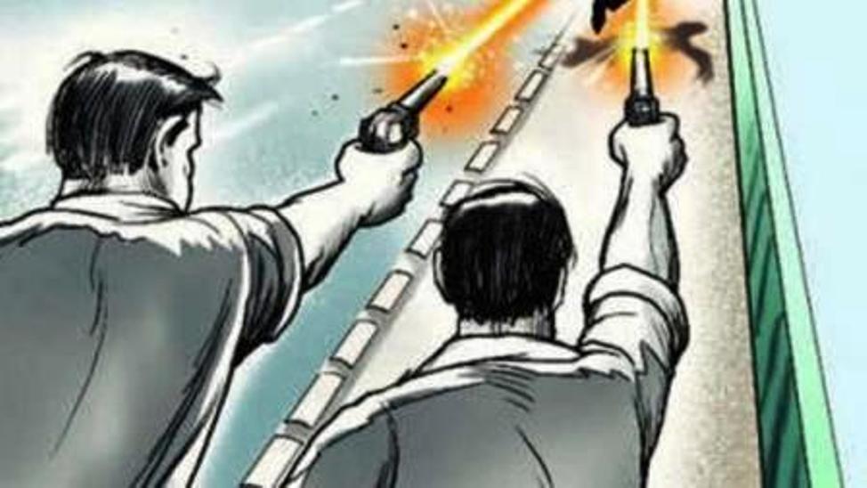 युवती ने टोका तो पड़ासियों ने चलाई गोली