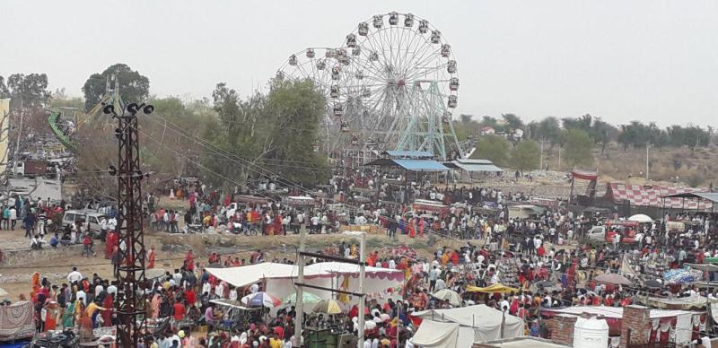 प्रसिद्ध धार्मिक स्थल त्रिवेणी धाम, लक्खी मेले में उमड़ा जन सैलाब