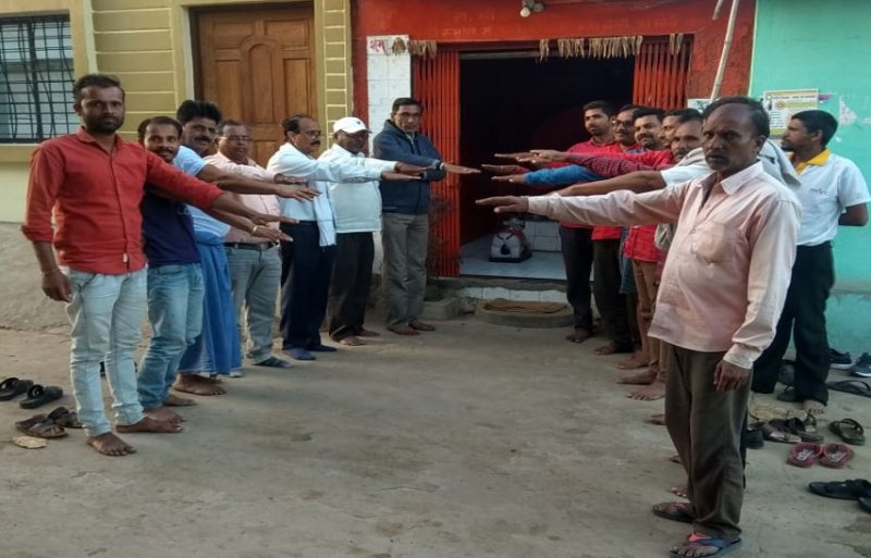 खेती किसानी..... किसानों को दिलाई नरवाई नहीं जलाने की शपथ़़