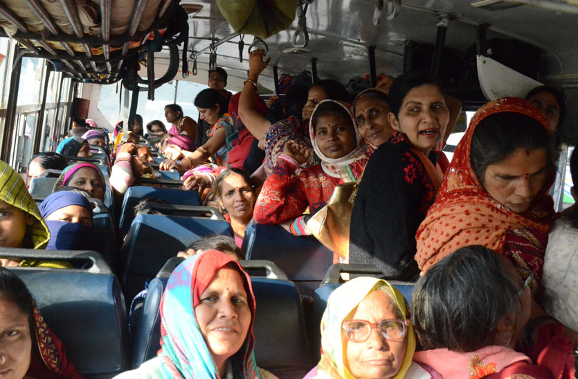 महिला दिवस पर 33 हजार 416 ने किया सफर, 27 लाख रुपए की नि:शुल्क यात्रा की महिलाओं ने