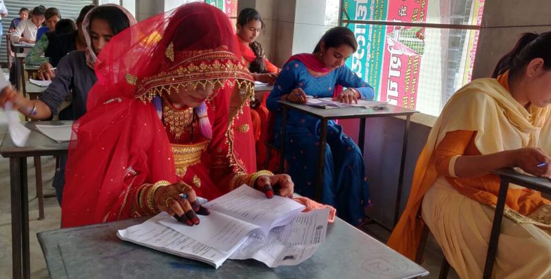 First marriage, then examination and finally in-laws