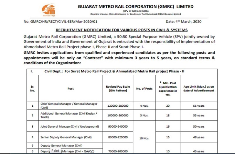मेट्रो भर्ती 2020: प्रबंधकीय रिक्तियों के लिए ऐसे करें ऑनलाइन आवेदन