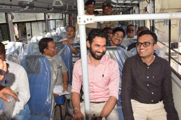 सतना से रीवा सिटी बस का शुभारंभ