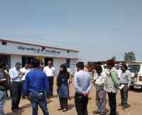 Extensive disturbances in Gram Panchayat Ruhiya, CC Road is being built without any need