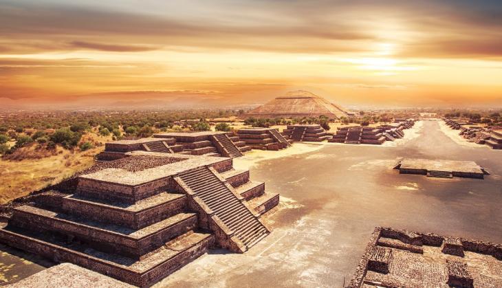Mysterious city of Mexico