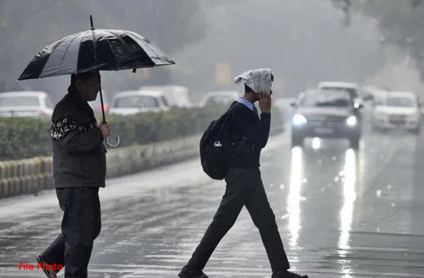 मध्यप्रदेश में ओले, दिल्ली में बारिश से राजस्थान में दिखा असर, ठंडी हवाओं से गिरा पारा