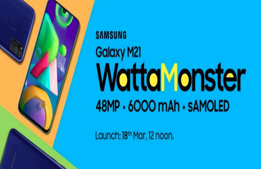 Samsung Galaxy M21 will launch in India on March 18 Features