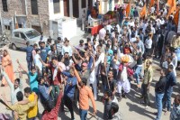 gair dancers performed at sheetla mata fair in jodhpur