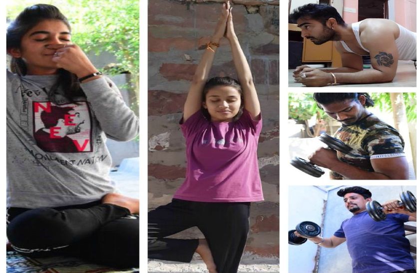 कोरोना के चलते जिम की जगह घर में ही फिट रहने की कसरत