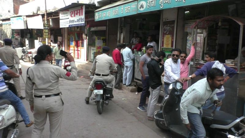 Kotwali police drove away youths