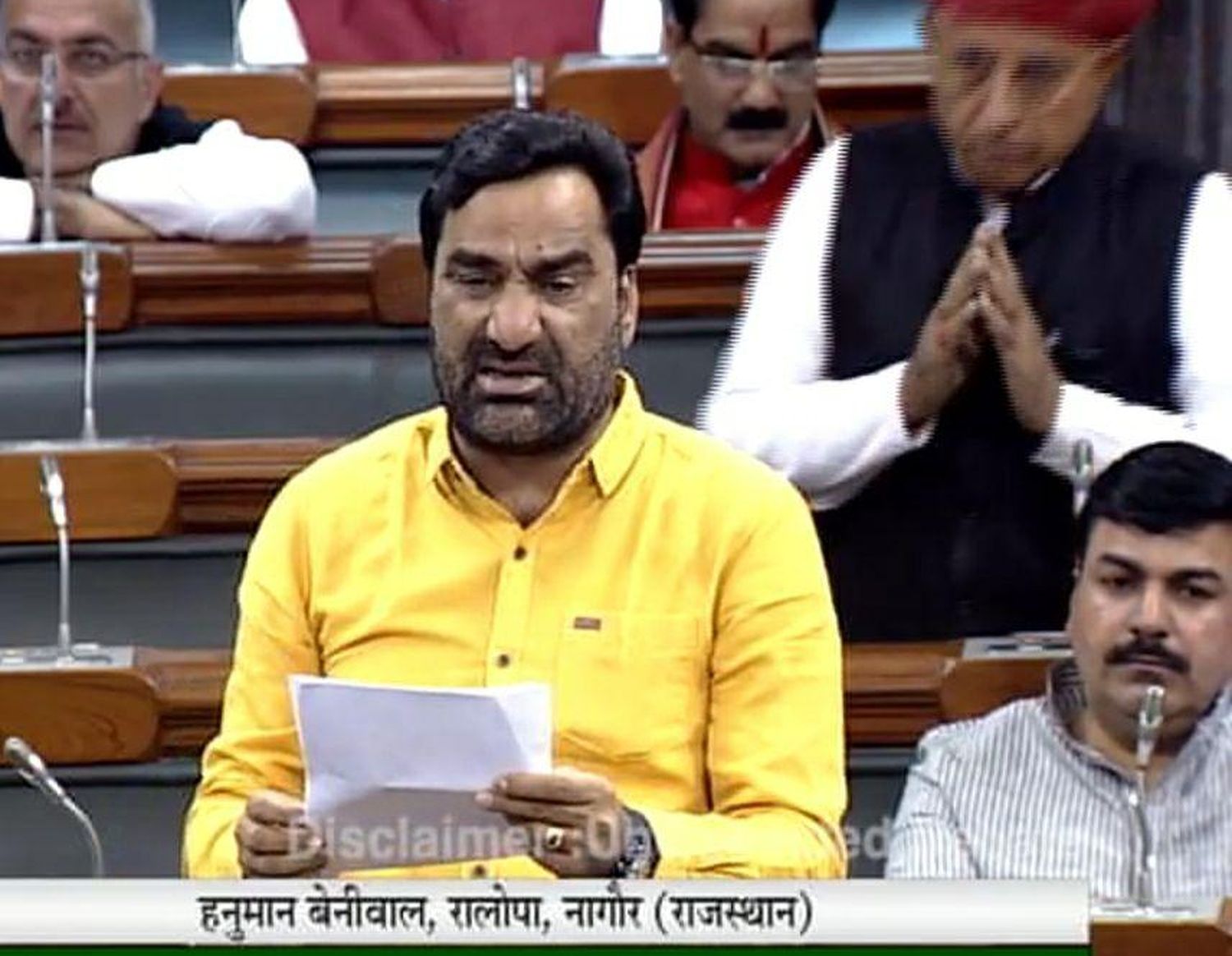 MP Hanuman Beniwal