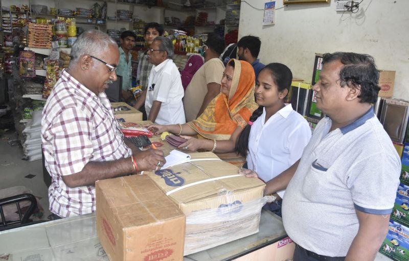 Purchase of similar items increased due possibility of lock down