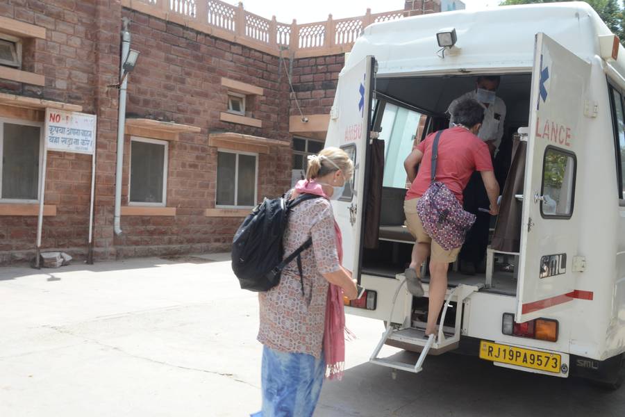 coronavirus suspected patients admitted to MDM hospital of jodhpur