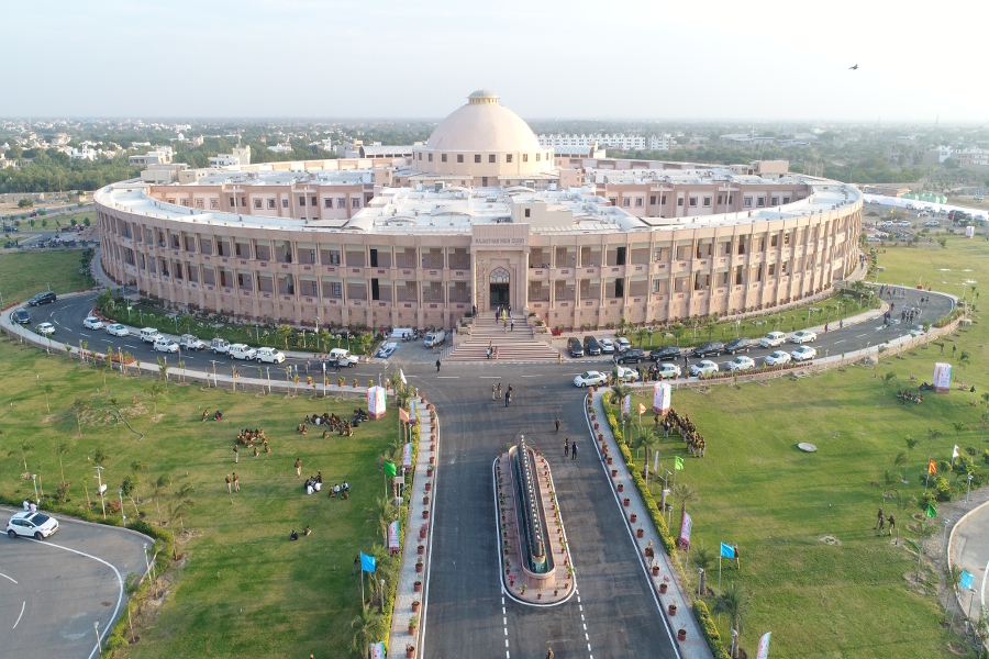 coronavirus effect seen at rajasthan highcourt