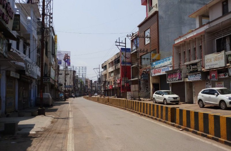 जनता कर्फ्यू को जनता ने दिया समर्थन, 5 अप्रेल तक बंद रहेगा राजनांदगांव