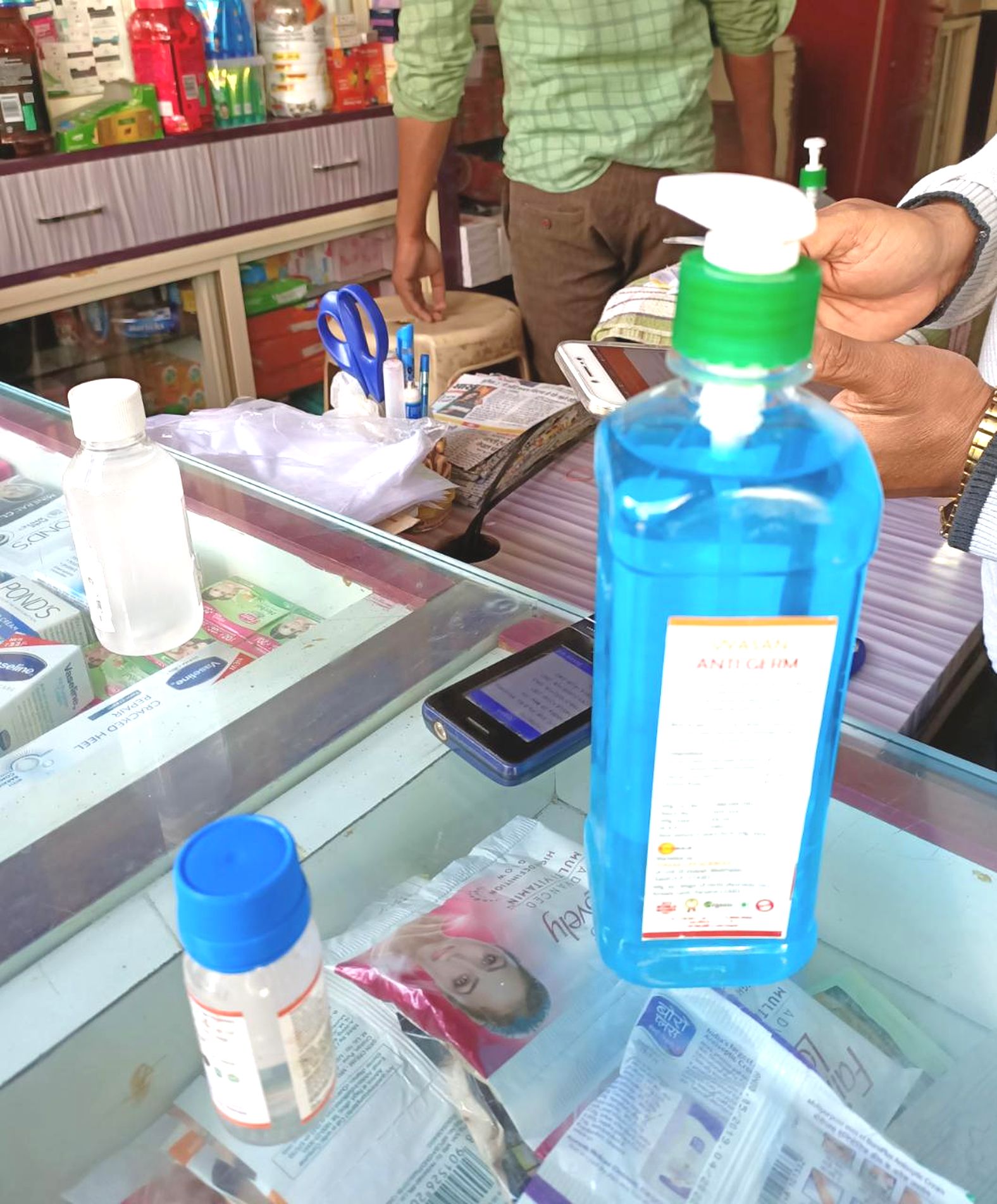 Sanitizer finished on medicals, black marketing of faculty