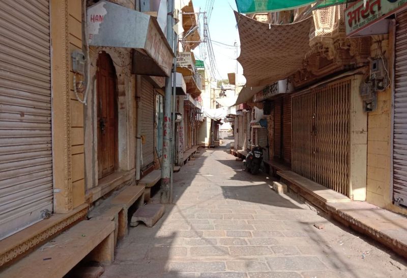 जैसलमेर में लॉक डाउन दूसरे दिन भी जारी